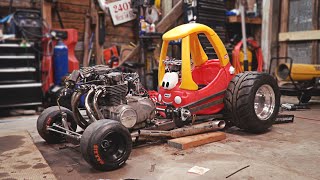 550cc Little Tikes Go Kart Build Pt 5 [upl. by Ariada926]