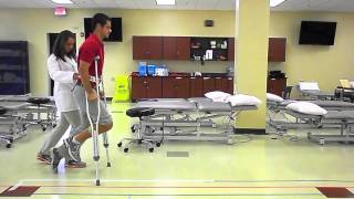 Schneider Hong Fleming Crutch Gait Pattern 2 pt 3 pt 4 pt [upl. by Annaid]