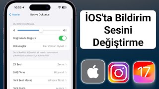 iPhone  iPadde Instagram Bildirim Sesi Nasıl Değiştirilir  iOS 17 [upl. by Orms520]