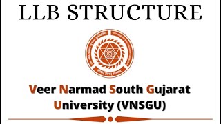 LLB  fees structure  vnsgu  surat education gujarat india llb [upl. by Eimmelc]