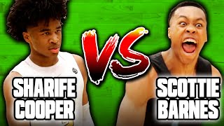 Sharife Cooper amp Scottie Barnes GET HEATED In Crazy High School Battle Extended Highlights [upl. by Arres310]