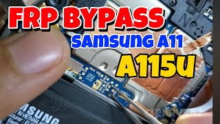 Samsung A11 FRP bypass  SMA115U frp bypass using Chimera Tool Test point [upl. by Uttasta]