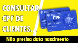 Como consultar o CPF no site da Receita SEM PRECISAR DATA NASCIMENTO [upl. by Alleynad]