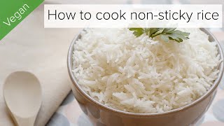 How to cook perfect fluffy non sticky rice  Toast first garlic and rice recipe 🧄 🍚 [upl. by Patience]