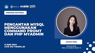 Pengantar MySQL Menggunakan Command Promt dan PHP Myadmin  Ginanti Riski [upl. by Uamak513]