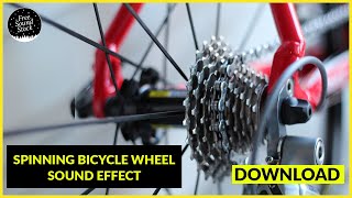 Spinning Bicycle Wheel Sound Effect [upl. by Dann]