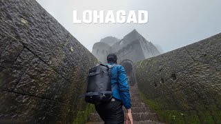 Lohagad Fort  लोहगड किल्ला  Lohagad Fort Trek via Public Transport  Lohagad Killa in Monsoon 🇮🇳 [upl. by Lipson]