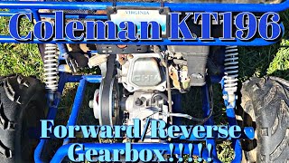 Coleman KT196 ForwardReverse Gearbox Conversion and How I made it Work [upl. by Bee]