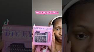 Is it really waterproof lashes lashextensions [upl. by Nevah607]