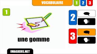 How to pronounce in French  une gomme [upl. by Meris]