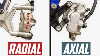 Axial vs Radial Motorcycle Brakes  Whats The Difference [upl. by Aluin828]