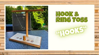 Hook amp Ring Toss  Hooks  Trinkspiel für lustige Abende  Holzspiel [upl. by Kellene]