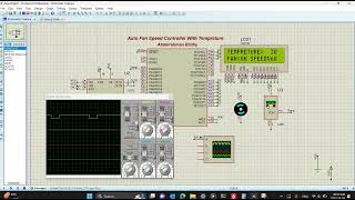 Fan Speed Controller With Temperature atmega32 Embedded Systems [upl. by Ynneb]