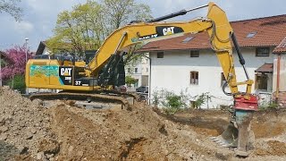 Heavy Excavator  CAT 329E LN mit Presslufthammer und Schaufel [upl. by Norved193]