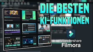 Videos mit KI bearbeiten  Das BESTE Videoschnittprogramm mit AI  Wondershare Filmora [upl. by Artemis]