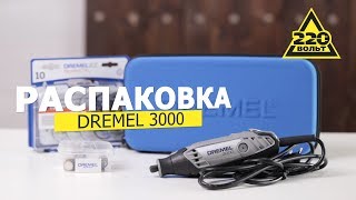 Гравер DREMEL 3000  15  набор SC690 Распаковка распаковка220 [upl. by Mirabel]