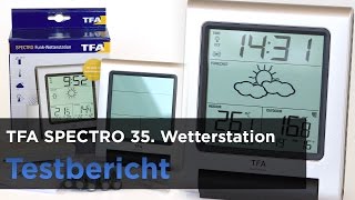 TFA Dostmann Funkwetterstation Spectro 35  1089 im Test [upl. by Cates839]