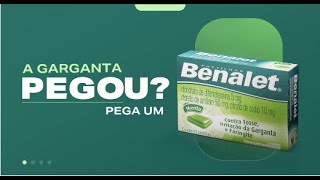 BENALET®  A garganta pegou Pega um BENALET® [upl. by Asselim]