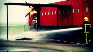 Vliegtuig Brandbestrijding RotterdamTheHagueAirportSafetyCenter [upl. by Iinden]