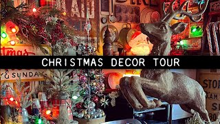 Tim Holtz Christmas Decor Tour [upl. by Hilar465]