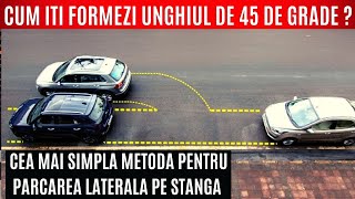 PARCAREA LATERALĂ CU SPATELE ÎNTRE DOUĂ MAȘINI PE PARTEA STÂNGĂ Ep 10  repere și sfaturi [upl. by Avelin180]