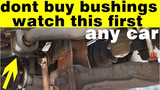 dont buy sway bar bushings ever again just do this and problem fixed any makeyearmodel [upl. by Rosenstein]