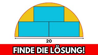 Welchen FLÄCHENINHALT haben die BLAUEN RECHTECKE🤔📝 Mathe Aufgabe Geometrie [upl. by Faustina]