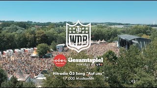 GESAMTSPIEL WOODSTOCK DER BLASMUSIK 2019 – Hitradio Ö3 Song „Auf uns“ [upl. by Jammin]