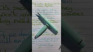 Writing Sat 12 Oct Jinhao 82 and Diamine Bliss shorts [upl. by Nyleahcim979]