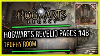 Hogwarts Castle Field Guide Revelio Pages 48 Trophy Room [upl. by Corabella]