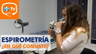 ¿En qué consiste una espirometría [upl. by Ertha946]