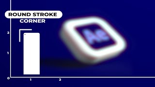 Make Top of Stroke Round Corner and Bottom Flat  After Effects 2024 [upl. by Aicram]