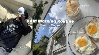 6Am morning routine  peaceful amp productive [upl. by Jeana]