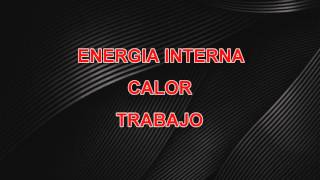 Energia Interna Calor y Trabajo [upl. by Llacam297]