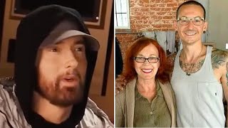 Eminem CALLS OUT Chester Benningtons Mom For DEMANDING Linkin Park Fire Emily Armstrong [upl. by Atirma706]