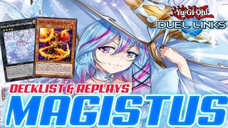 MAGISTUS DECK HOW TO PLAY WITH BEST FUN DECK YuGiOh Duel Links [upl. by Jacky375]