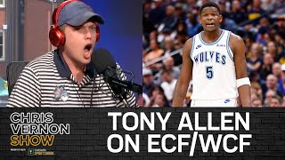 Tuesdays with Tony Allen Talking NBA Eastern and Western Conference Finals  Chris Vernon Show [upl. by Perren679]