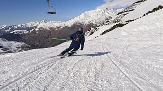 Progresser en ski carving slalom  Conseils et astuces [upl. by Kelsy]