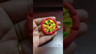 Diy clay pizzapizza tutorial🍕 viralvideo trending subscribe [upl. by Addi]