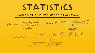 Variance and Standard Deviation [upl. by Asial]