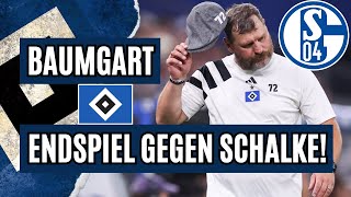 HSV  Schalke 04 Letztes Spiel für Baumgart [upl. by Hardman]