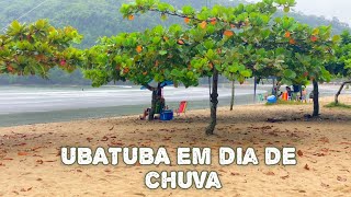 Ubatuba em dia de chuva  Clima às vésperas do feriado de Páscoa🌦️ [upl. by Joly614]