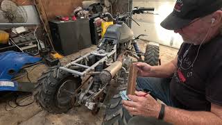 Kawasaki Lakota 300 Fitting SuperTrap Exhaust installing plastic Fixing Carburetor [upl. by Alegnat]