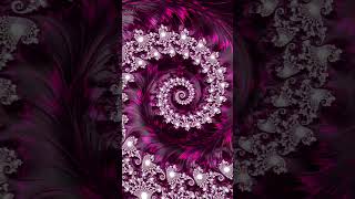 animation digitalart shorts Brick purple Ballet Dancing Fractals in a World of White [upl. by Romonda]