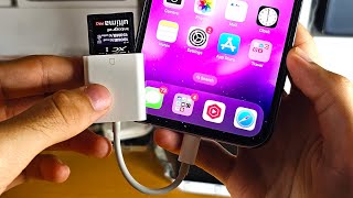 Warning SD Card Reader is NOT Working on iOS 17 iPhones [upl. by Ahsennek]