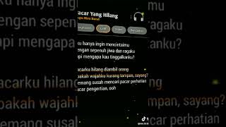 Lirik lagu pacar ku hilang [upl. by Tremann]