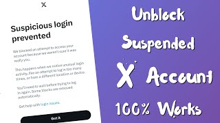 Suspicious Login Prevented Twitter X  Fix Twitter Login Problem [upl. by Storer375]