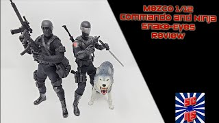 Mezco 112 Commando and Ninja Snake Eyes [upl. by Enimrac]