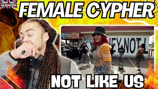 LETS GO Kendrick Lamar Not Like Us FEMALE CYPHER FIRST TIME UK REACTION [upl. by Soo340]