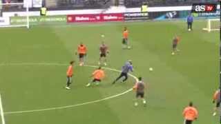 Still got it Zinedine Zidane magic on Real Madrid training [upl. by Ahsenahs]